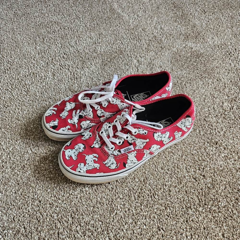 101 Dalmations Disney Van's Sneakers W/7.5-M/6